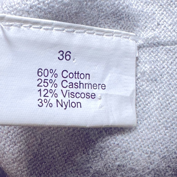 Princess Goes Hollywood Cardigan 6 button Sweater, size 36, Gray with Silver - Picture 6 of 9